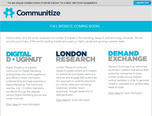 Tablet Screenshot of communitize.us